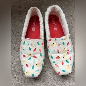 Women's TOMS Alpargata Holiday Canvas Slip On Shoe